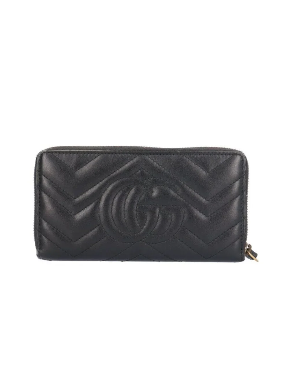 ★SOLD★ Gucci Zip Around Wallet GG Marmont Leather - Picture 2 of 10